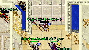 Capitan Hartcore on screen