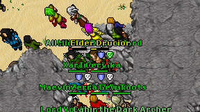 Mighty Dragonlord on screen