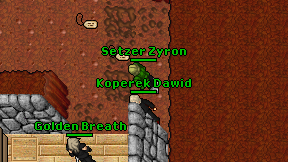 Setzer Zyron on screen