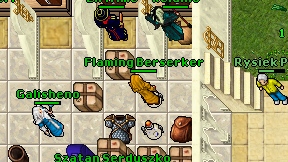 Flaming Berserker on screen