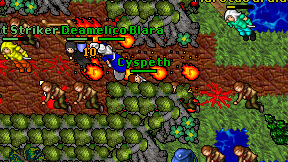 Cyspeth on screen