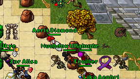Aeris Diamond on screen