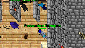 Posseidom Olympus on screen