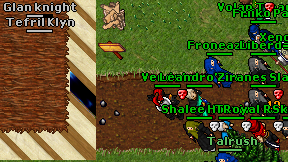 Glan knight on screen