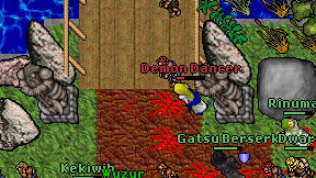 Demon Dancer on screen