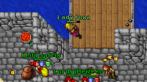 Lady foxa on screen