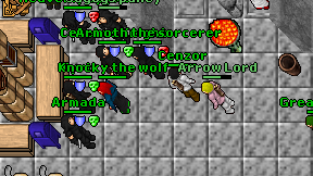 Arrow Lord on screen