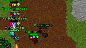 Razebara on screen