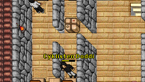 Cyklisten Doddi on screen