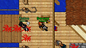 Swaxy on screen