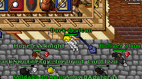 Dark devican on screen