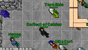 Reflect of Celzius on screen