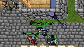 Lady'Mcbolt on screen