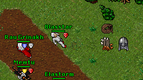 Blasstar on screen