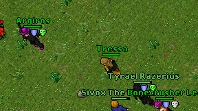 Tressa on screen