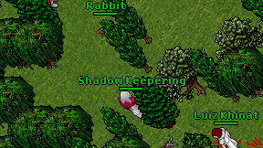 Shadow Keepering on screen
