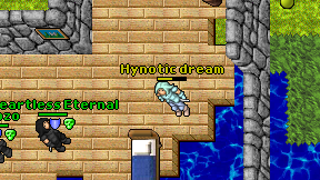 Hynotic dream on screen