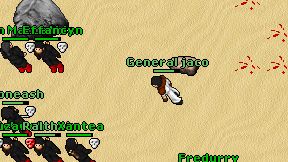 General jaco on screen