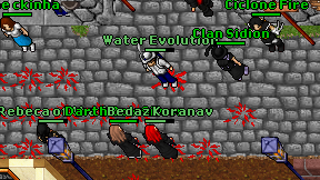 Water Evolution on screen