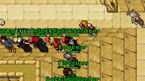 Exisos on screen