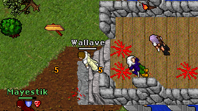 Wallave on screen