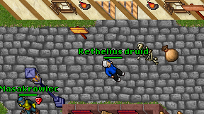 Rethelius druid on screen