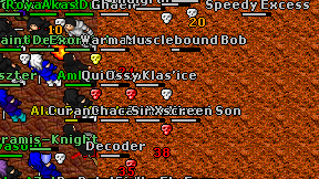 Musclebound Bob on screen