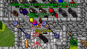 Spearks on screen