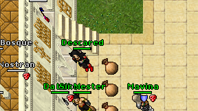 Descared on screen