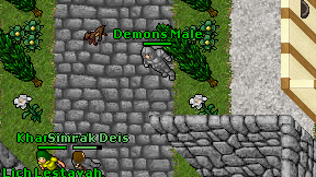 Demons Male on screen