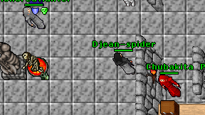 Djean-spider on screen