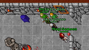 Skorpiosse on screen