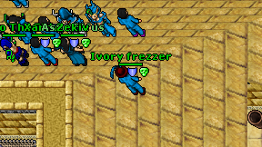 Ivory frezzer on screen