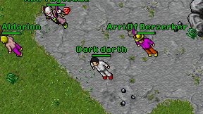 Dark darth on screen