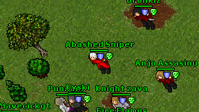Abashed Sniper on screen
