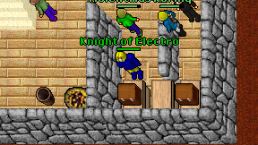 Knight of Electro on screen