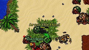 Argor the third on screen