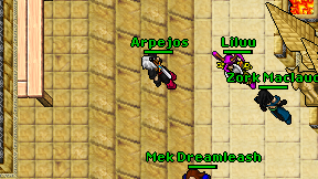 Arpejos on screen