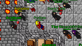 Pedem on screen