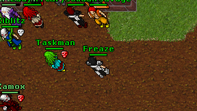 Freaze on screen