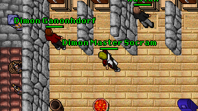 Dimon Master Socram on screen