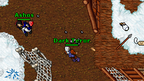 Dark Teror on screen