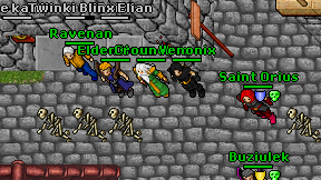 Blinx Elian on screen
