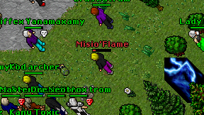 Misio'Flame on screen