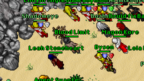 Blood Limit on screen
