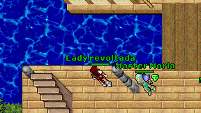 Lady revoltada on screen