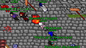 Devilish Knight on screen
