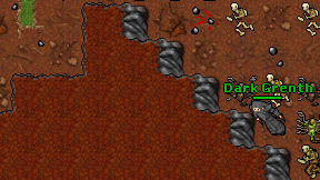 Dark Grenth on screen