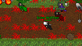 Iron drifter on screen