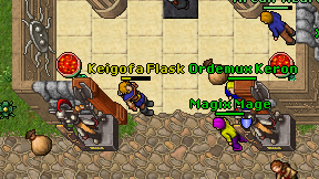 Keigofa Flask on screen